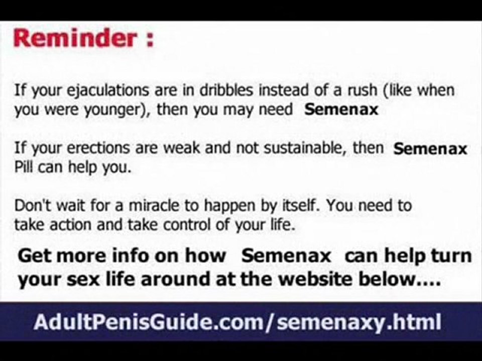 Semenax Reviews