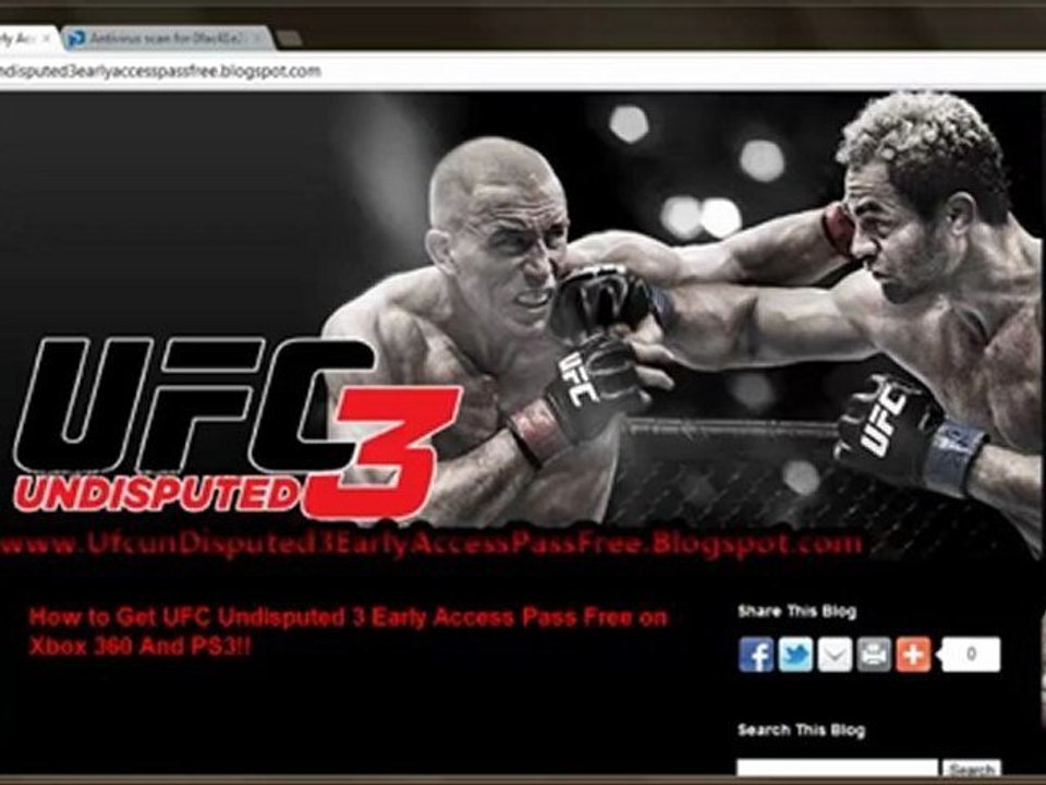 How to Unlock UFC Undisputed 3 Early Access Pass Code For Free!!