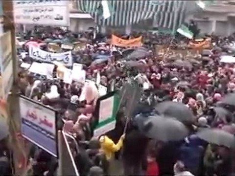 فري برس مدينة ادلب جمعة المقاومة الشعبية 17 2 2012