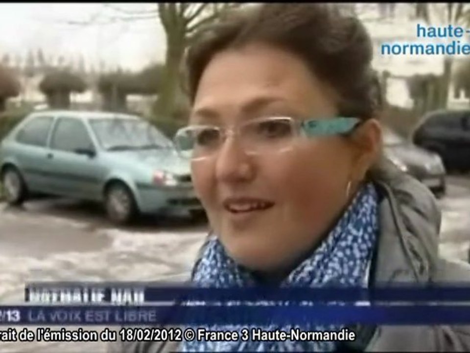 Nathalie Nail dans "La voix est libre" sur France 3 Haute-Normandie