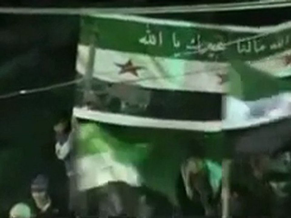 فري برس   ريف دمشق دوما من عزاء الشهداء وأغنية ياالله 18 2 2012