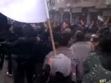 فري برس   ريف دمشق دوما من تشييع شهداء جمعة المقاومة الشعبية 18 2 2012