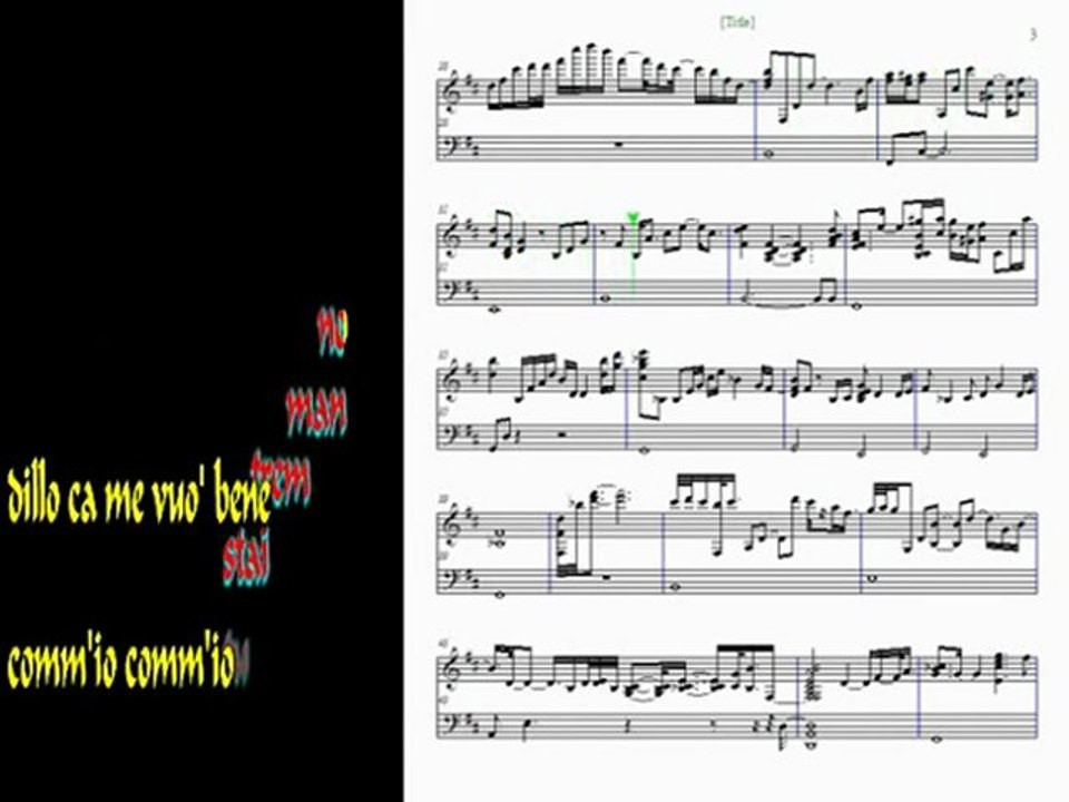 kARAOKE - TU SI NA COSA GRANDE - (JAZZ)