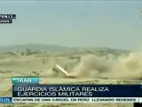 Guardia islámica realiza ejercicios militares