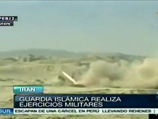 Guardia islámica realiza ejercicios militares