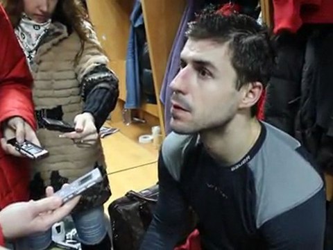 Иван Баранка после игры с к. Ска 19.02.12.