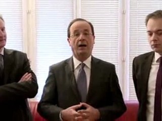 Francois Hollande s'adresse aux habitants de l'Yonne