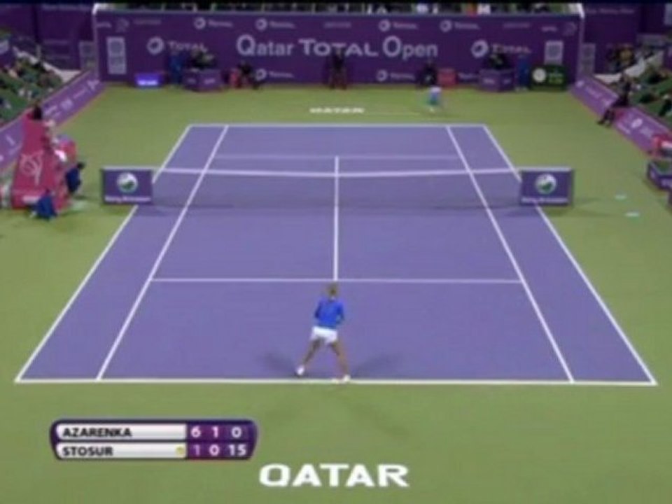 Doha - Azarenka stürmt zu ihrem 3. Titel