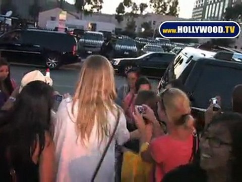 EXCLUSIVE: Kellan Lutz Takes Pictures With Fans In Hollywood