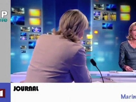 Zapping Actu du 17 février 2012 - Le baiser de Carla Bruni à Nicolas Sarkozy pendant le JT de 20h...