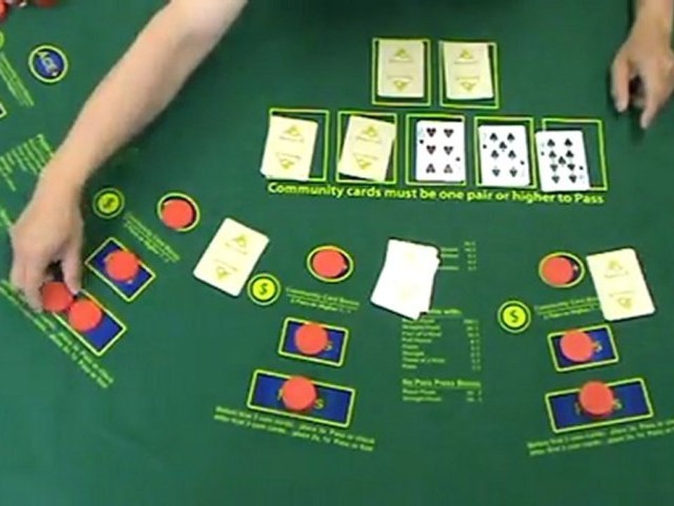 Rollem Holdem 2 Pairs- Las Vegas Casino poker game_ Texas Holdem_ playing against the house