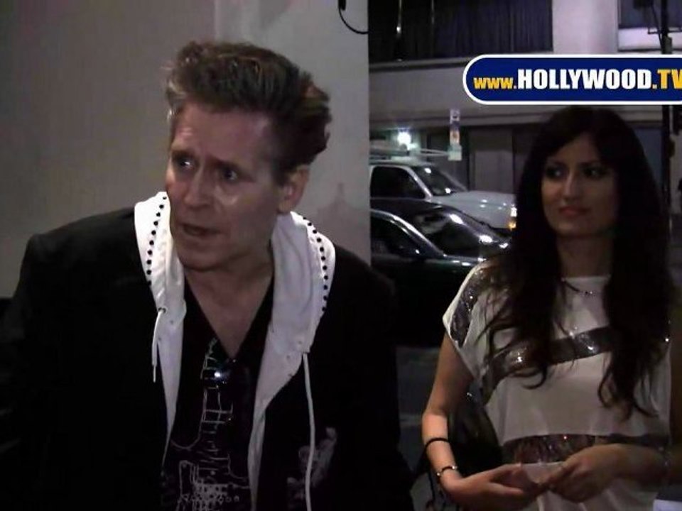 Jeff Conaway Talks To Cameras At Beso Restaurant