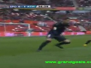 أهداف مباراة سبورتنج خيخون وأتليتكو مدريد1-1