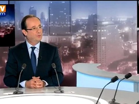 BFMTV 2012 : l’After RMC, François Hollande