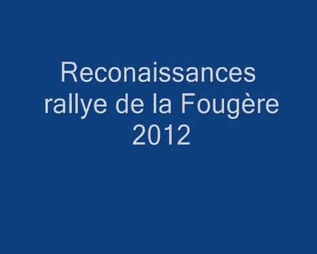 recos fougère 2012