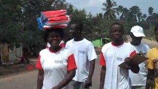 Ghana, Humjibre: Bednet distribution