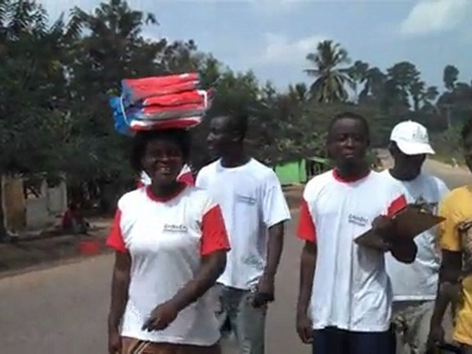 Ghana, Humjibre: Bednet distribution