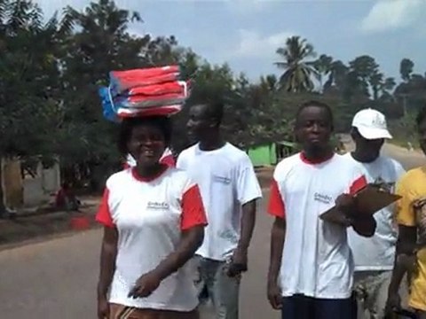 Ghana, Humjibre: Bednet distribution