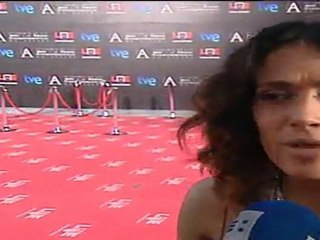 Salma Hayek, encantada de trabajar en España