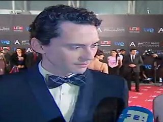 María León momentos antes de ganar el Goya a mejor actriz revelación