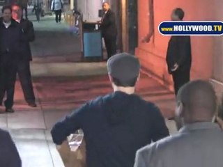 Chris Colfer Lovin' Himself Some Junk Food