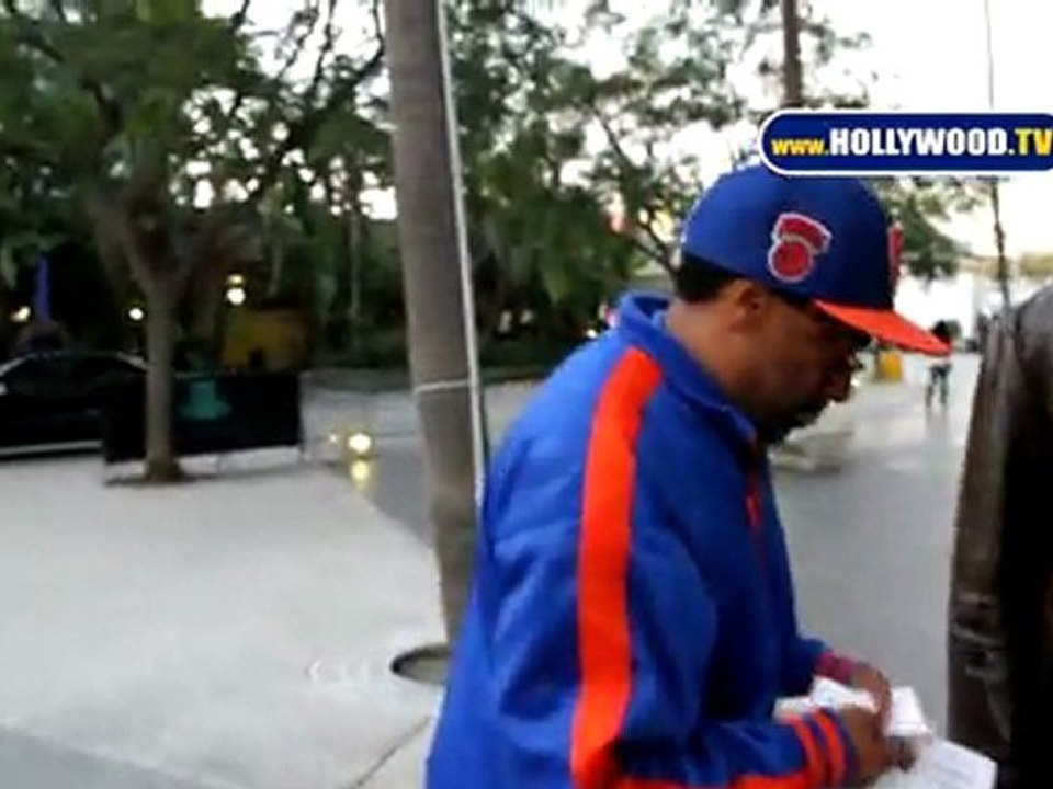 Legendary Filmmaker Spike Lee Arrives at Staples Center