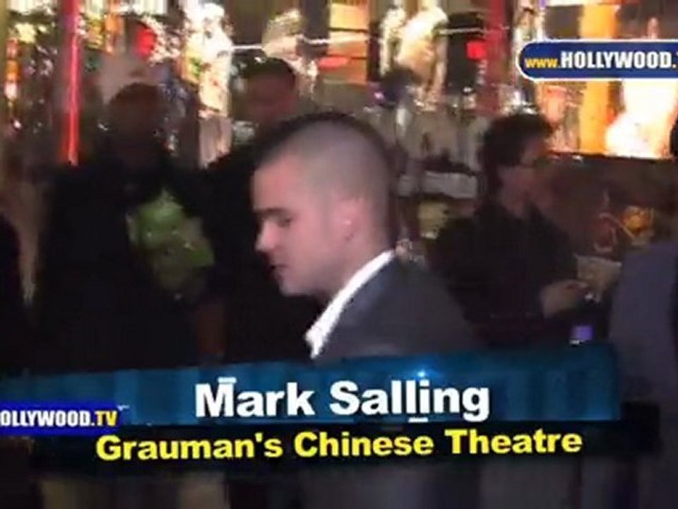 Hilary Swank, Mark Salling, and Ludacris Leaving the Premiere of NEW YEAR'S EVE