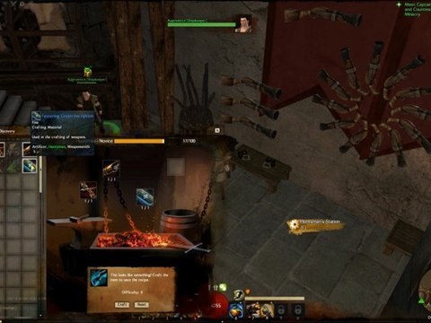 Guild Wars 2 Beta press 5 - Seance d'artisanat