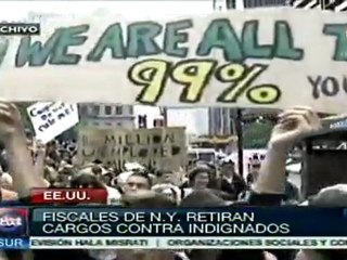 Fiscales de N.Y. Retiran cargos contra indignados