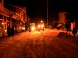 Taşlıçay Belediyesi Gece Yarısı Kar Çalışmaları