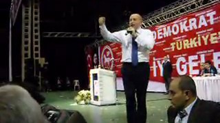 ÇADIRDA YAPILAN DEMOKRAT PARTİ KONGRESİ.18.05.2009-Mehmet YILDIZ/DP ZONGULDAK DİSİPLİN KURUL BAŞKANI.