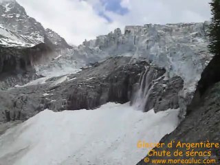 Glacier d'Argentière - Chute de séracs