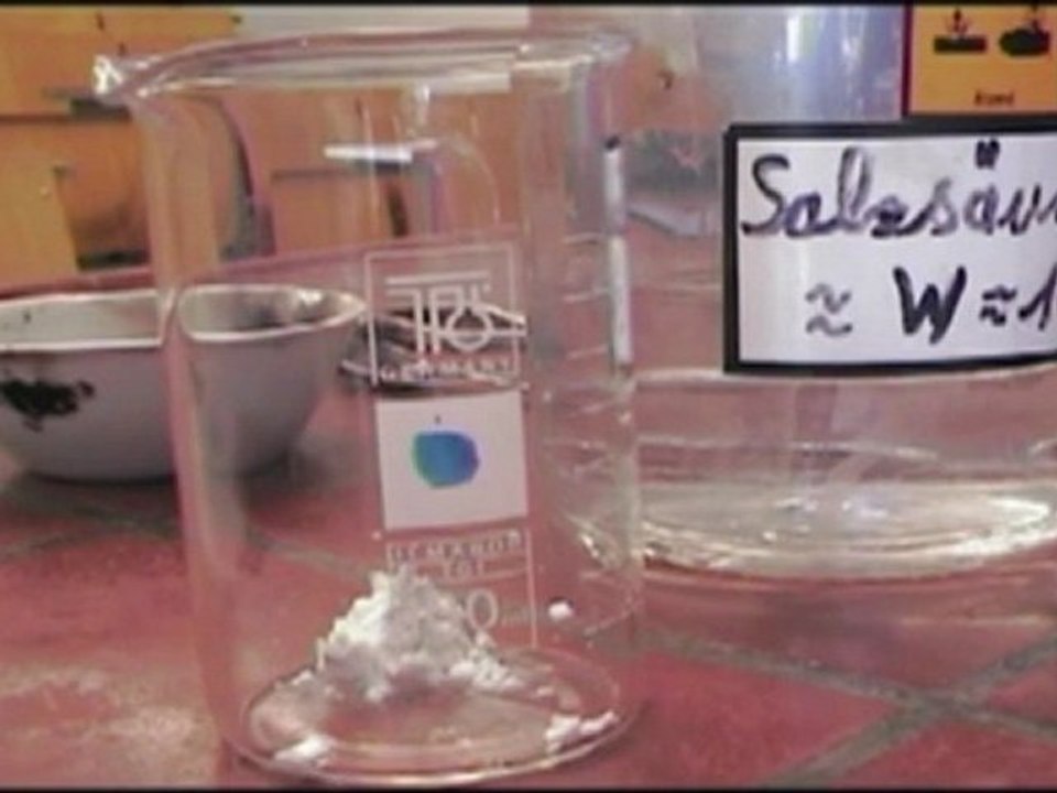 Reaktion von Calciumoxid(CaO) mit Kohlenstoffdioxid (CO2)