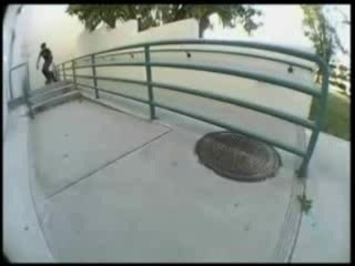 Skateur se casse le bras