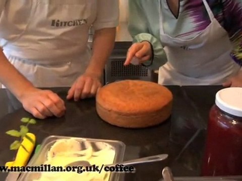 Lynda Bellingham and Thierry Laborde cook up a recipe for the World's Biggest Coffee Morning