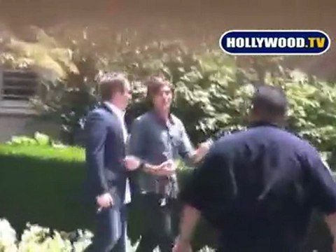 EXCLUSIVE: Zac Efron Goes To Warner Brothers Studio In Burbank