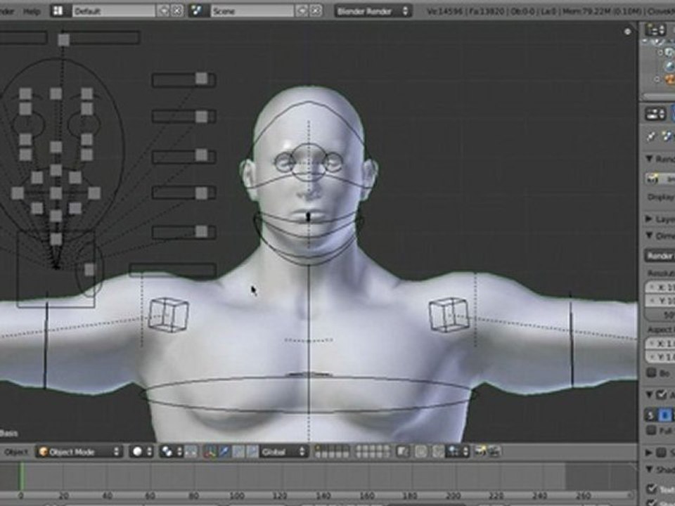 Blender a make human