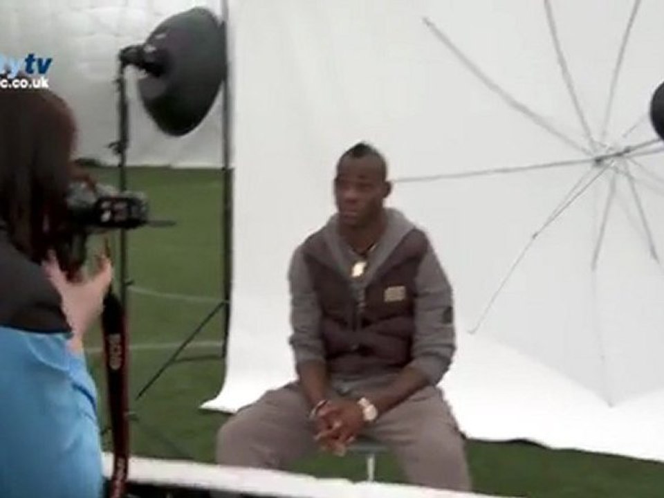 Balotelli, le sourire de Manchester City