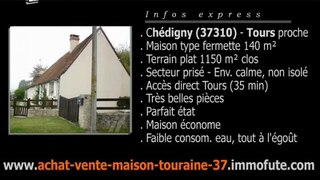 Vente Maison Touraine - Tours proche à Chédigny (37) de particulier