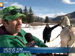 Le ski joëring, un sport alliant ski et équitation