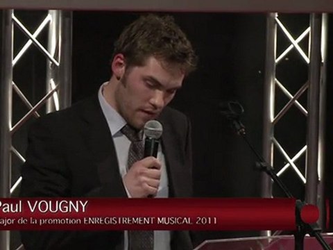 Remise des diplômes ISTS 2011 parrainée par Pascal NEGRE