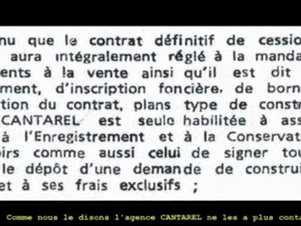 CANTAREL UNE SARL FIABLE