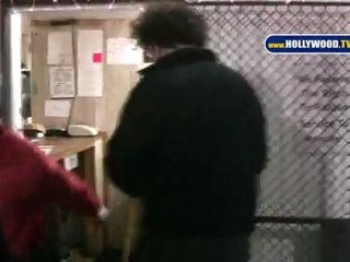 Shy John C Reilly Strolls Out of Avalon Nightclub