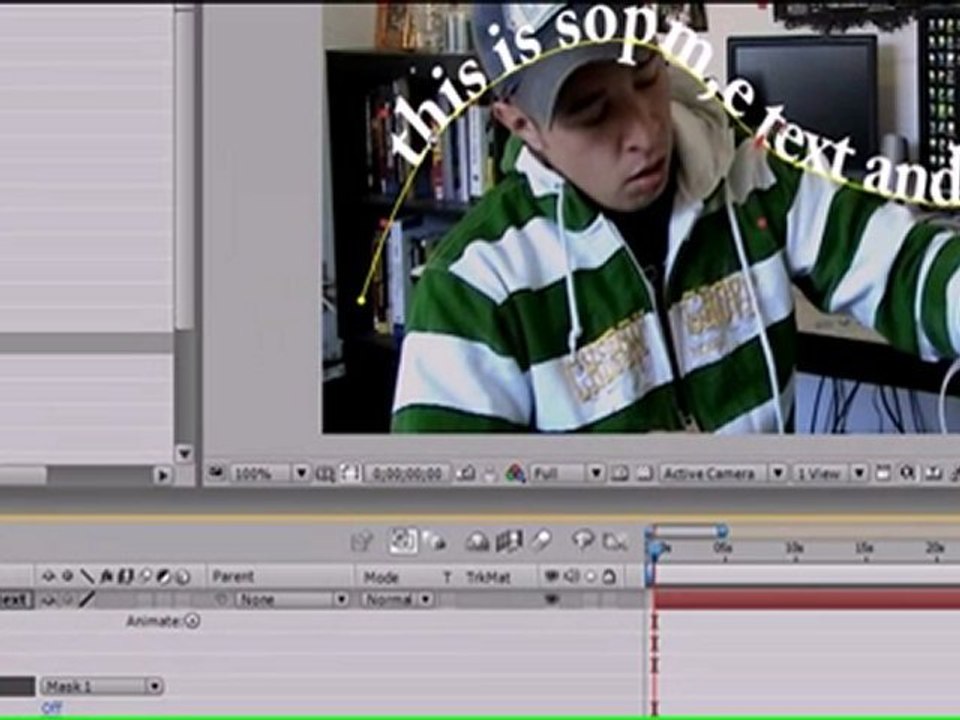 After Effects Tutorial - 31 - Moving Text Along a Path
