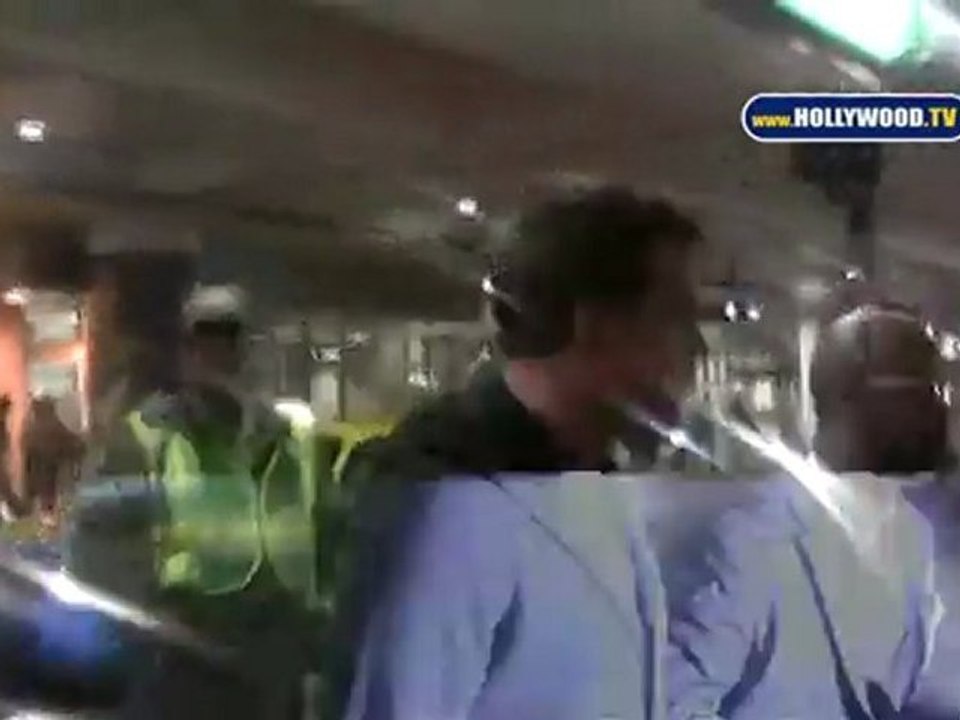 Michael C Hall Spotted at LAX