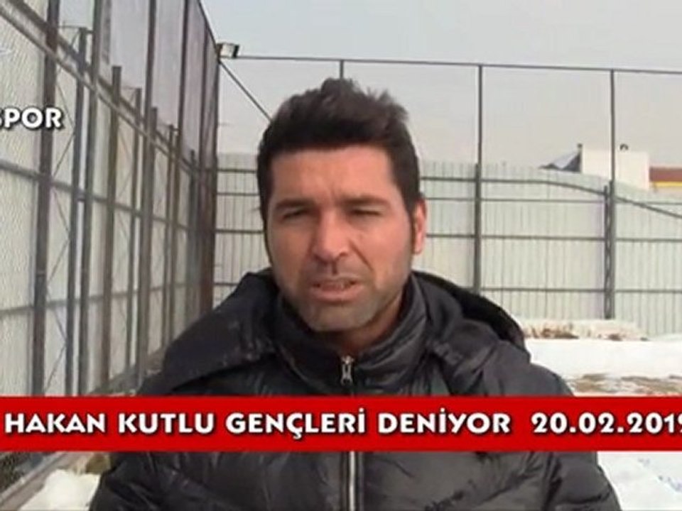 Hakan Kutlu "Gençleri yetiştiriyoruz"