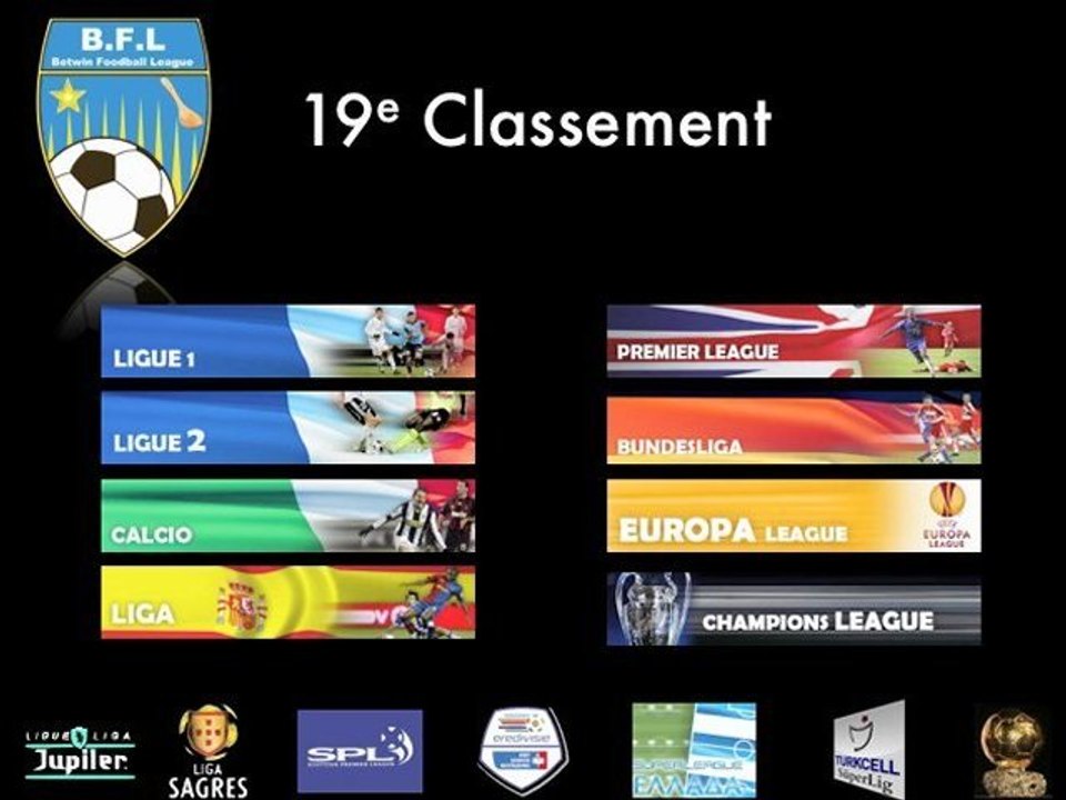 B.F.L. Classement n°19-2012