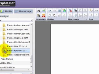 3-Découverte de l'interface de travail Corel Photo Album