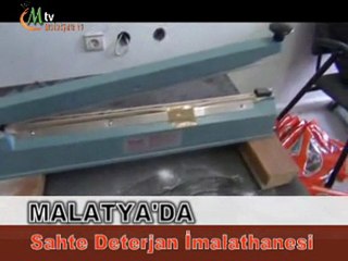 Malatya'da Sahte Deterjan İmalathanesi
