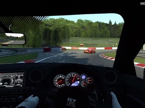 Gran Turismo 5 - Lamborghini Aventador LP700-4 vs Nissan GT-R Black Edition at Nordschleife